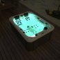 3 Person Outdoor Hydrotherapy Hot Tub Bath Bathtub Whirlpool SPA with 51 Jets and 23 Color LED's