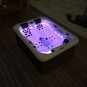 3 Person Outdoor Hydrotherapy Hot Tub Bath Bathtub Whirlpool SPA with 51 Jets and 23 Color LED's
