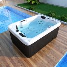2 Person Outdoor Hydrotherapy Bathtub Hot Tub Bath Whirlpool SPA with 41 Jets and 31 Color LED's
