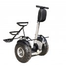 Off Road Two Wheel Electric Segway, Self Balancing, DOUBLE BATTERY 2400W, Golf Bag Holder Included
