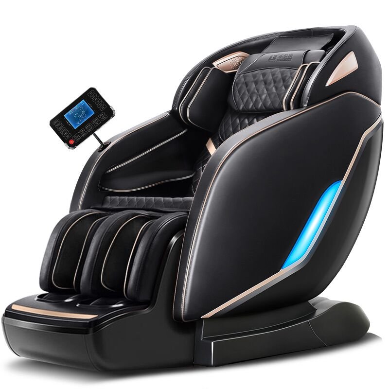 Zero Gravity Full Body Black Thai Shiatsu Style Massage Chair with Heat