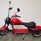 3000W 60V 30AH Electric Wide Tire Scooter Chopper Harley Design Motorcycle Bike Oxblood Red