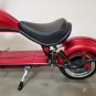 3000W 60V 30AH Electric Wide Tire Scooter Chopper Harley Design Motorcycle Bike Oxblood Red