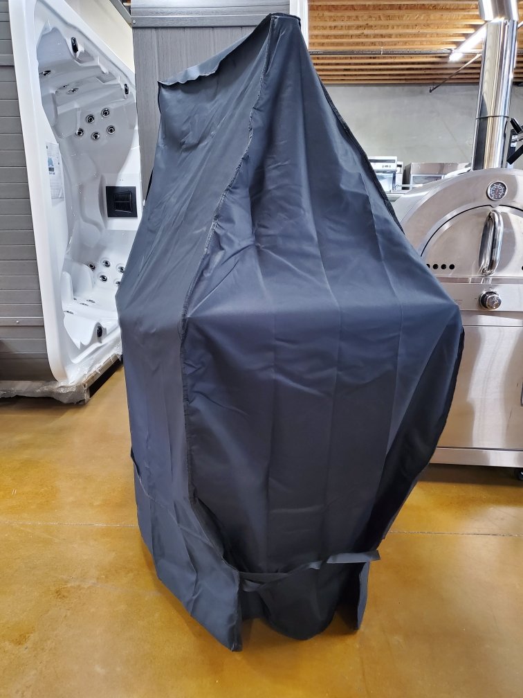 Grey Waterproof Canvas Grill Cover for Argentine Santa Maria Parilla