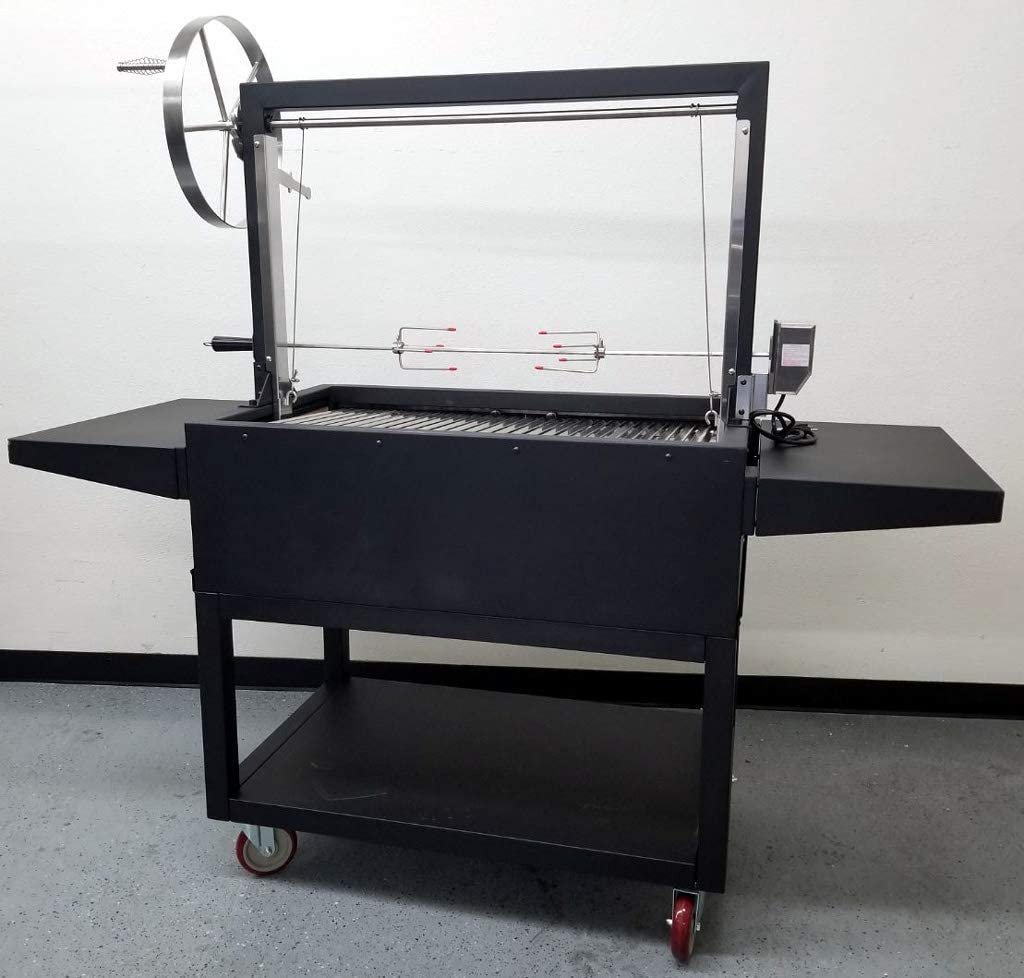 Grey Waterproof Canvas Grill Cover for Argentine Santa Maria Parilla