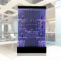 48" x 79" LED Programmable Full Color Lighting Bubble Wall Fountain Floor Panel Display Shelf