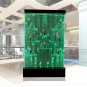 48" x 79" LED Programmable Full Color Lighting Bubble Wall Fountain Floor Panel Display Shelf