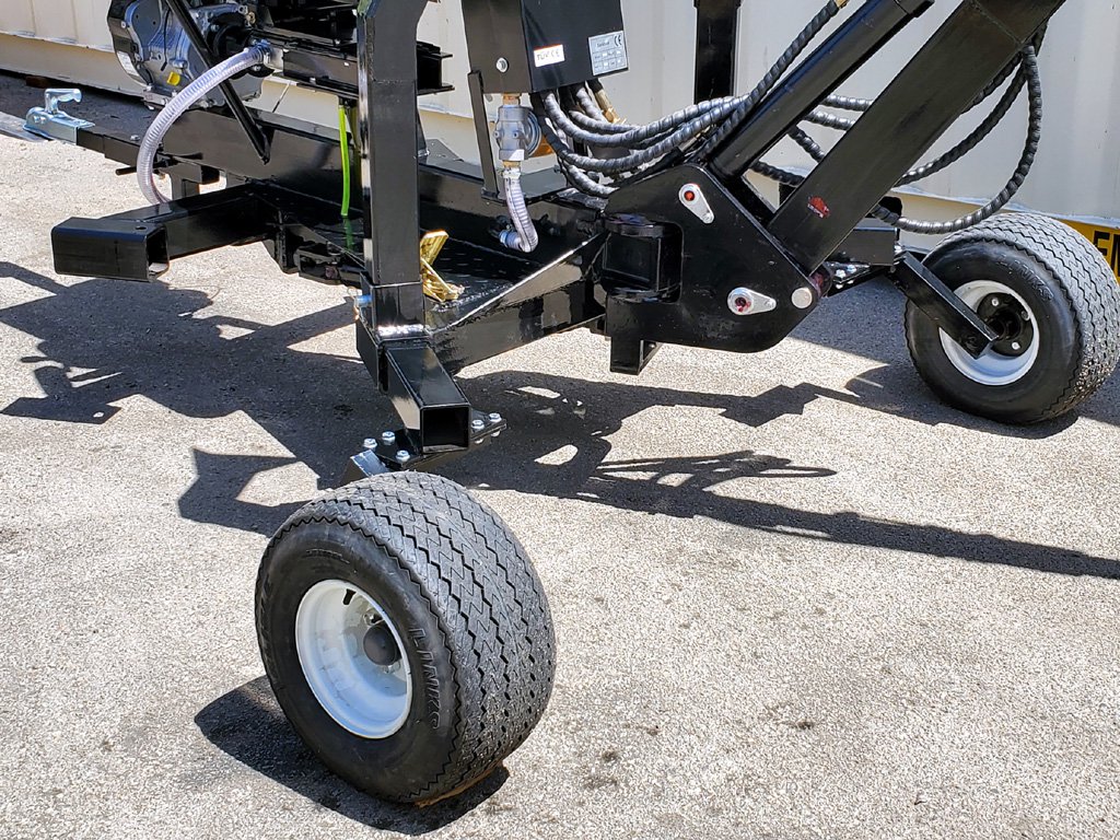 15HP 420CC Gas Powered Towable Backhoe Mini Excavator 8' Foot Reach and 12" Bucket