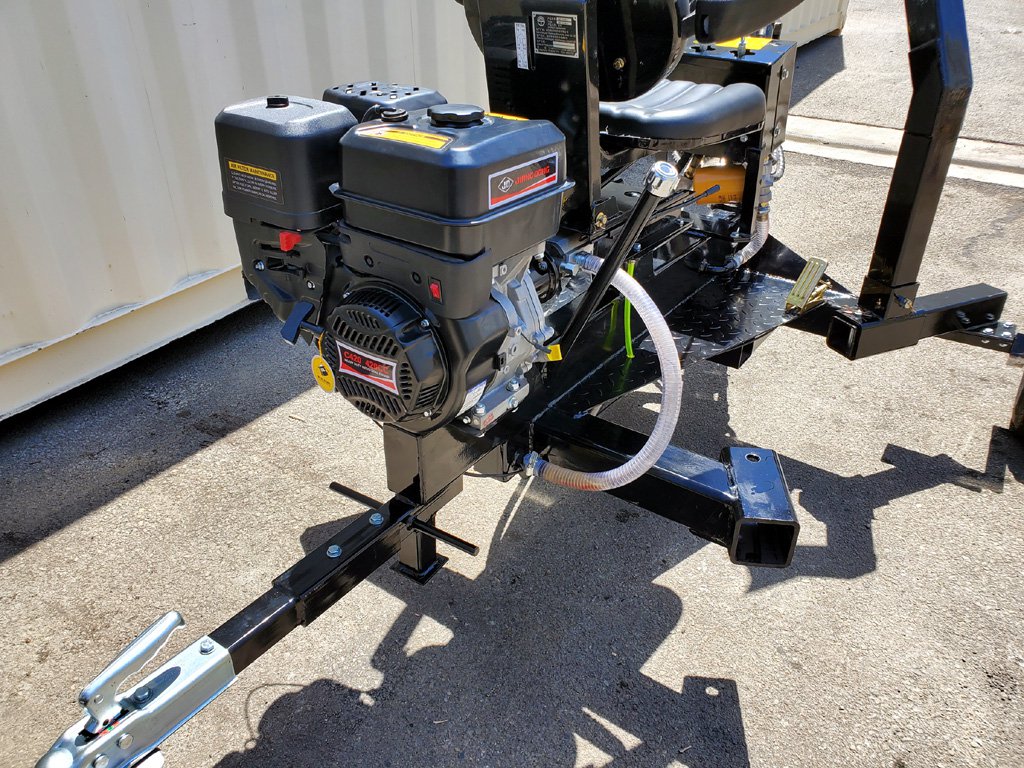 15HP 420CC Gas Powered Towable Backhoe Mini Excavator 8' Foot Reach and 12" Bucket