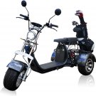 2000W Electric Trike Golf Cart Scooter Harley Style Carbon Fiber 40AH Lithium Battery