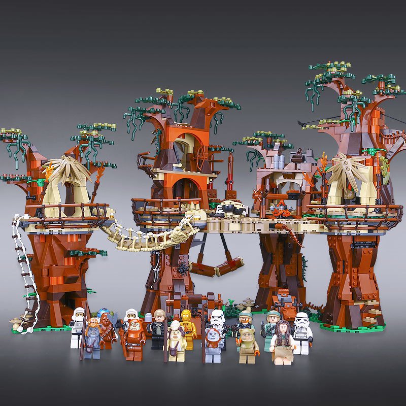 star wars ewok village vintage