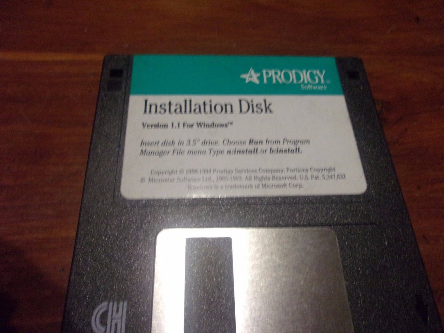 Vintage 1994 Prodigy Software Program Windows Version 1.1 (3.5" Floppy)