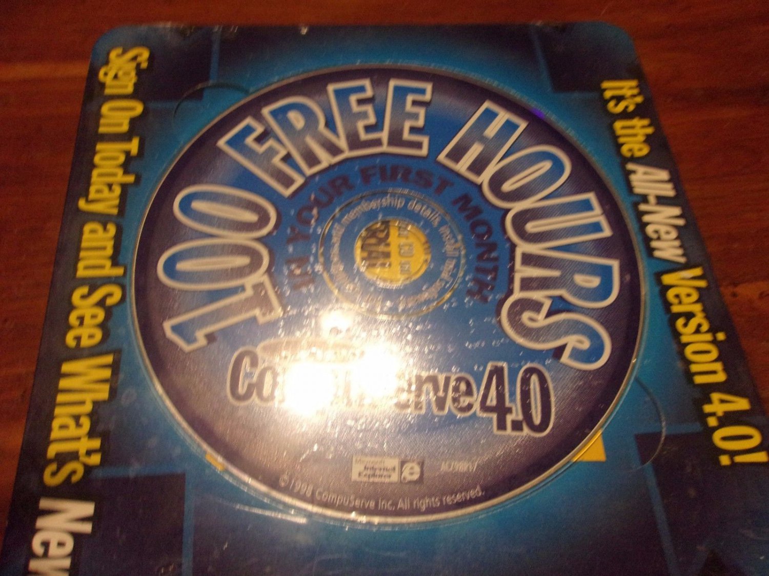 Vintage Compuserve Disc Sealed Disk CD version 4.0