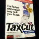 H & R Tax Cut Deluxe Windows 95 1998  tax year Federal  Taxes Software