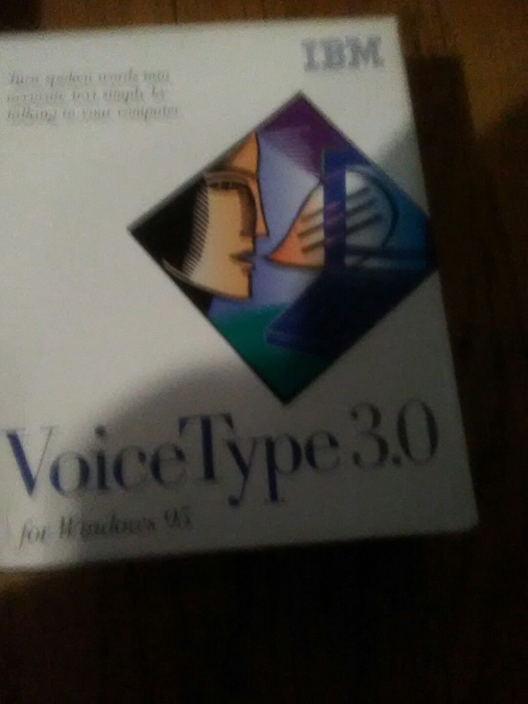 IBM VoiceType 3.0 for Windows 95 PC CD-ROM 1997 USA American English Voice Type