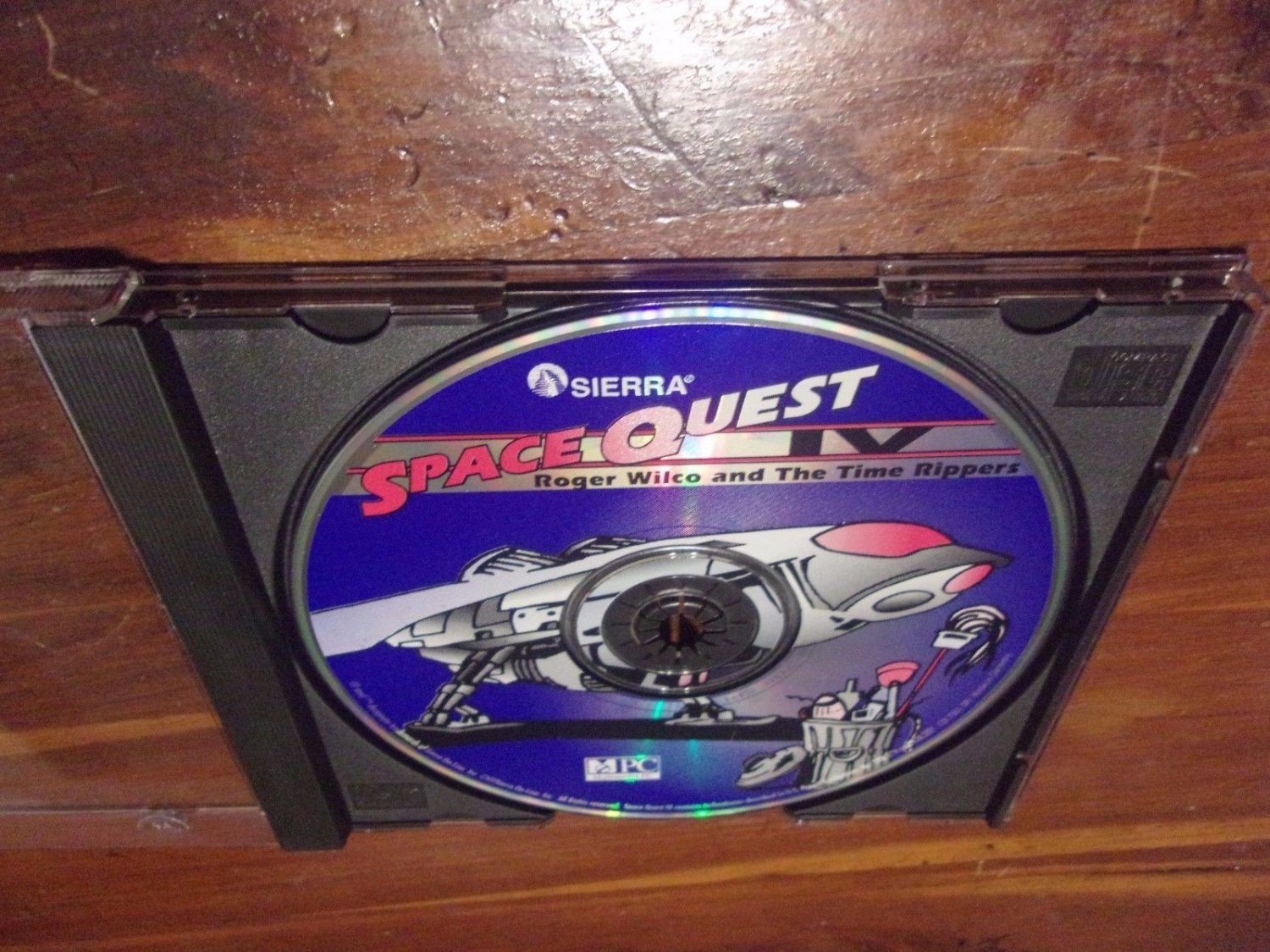 Space Quest IV: Roger Wilco and The Time Rippers  Sierra PC-CD for DOS DISC ONLY
