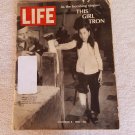 Life Magazine November 8,1968  Vietnam war victim, Bombing Stops This girl tron
