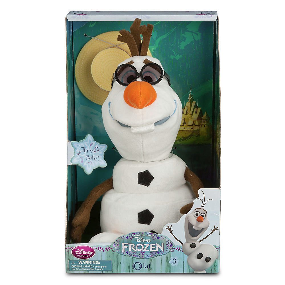 talking olaf plush