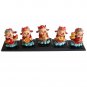 Cartoon version of God of Wealth five blessing door home furnishings ornaments， Figurine