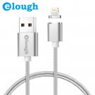 Elough E03 USB Cable 8-Cell Apple iPhone 5 6 6S 7 Plus Fast Mag Charging Cable Silver