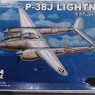 Aircraft Fighter Military Model Assemble Kit 1/144 US P-38J Lightning 80401