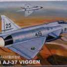 Military Aircraft Assembly Model 1:144 SE SAAB AJ-37 VIGGEN Fighter 80407