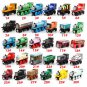 A set of 53 styles Thomas and friends anime wood railway train train model toys