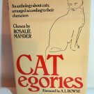 CATegories chosen by Rosalie Mander HB DJ 1st ed. cm1048
