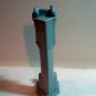 Cat waiting for clock to strike and mice to run down figurine ceramic vintage cm 1084