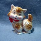 Antique flat cat figurine made in Japan cold painted cat collectibles cm1120
