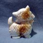 Antique flat cat figurine made in Japan cold painted cat collectibles cm1120