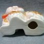 Antique flat cat figurine made in Japan cold painted cat collectibles cm1120
