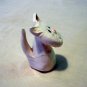 Hand modeled clay smiling cat figurine tiny cute animal collectibles cm1130
