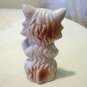 Giddy flat standing cat with blue bow made in Japan old vintage animal collectibles cm1235
