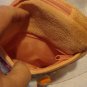 Japanese maneki neko welcome cat fabric cosmetic bag purse 2 zip compartments stuffed kitty cm1313
