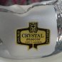 Zajecar lead crystal cat with yarn paperweight Yugoslavia vintage cm1325