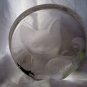 Zajecar lead crystal cat with yarn paperweight Yugoslavia vintage cm1325