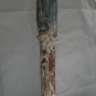 Elongated gentleman cat plaster or solid ceramic artist made hand painted vintage cm1326