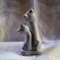 Chinese porcelain romantic or lovestruck 2 cat figurine old but as new vintage cm1349