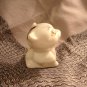 Welcome cat white porcelain figurine unusual markings vintage cm1388