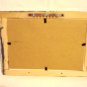 Small 2 Cats in doorway framed picture preowned perfect cm1391