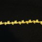 Line bracelet cats and balls gold tone preowned perfect cm1395