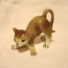 Pouncing cat ceramic figurine vintage probably Japan excellent condition cm1409