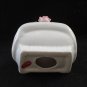 Two cats on sofa with roses porcelain figurine  vintage excellent cm1413