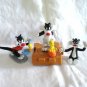 Lot of 3 Sylvester the Cat Tweetie Bird Warner Bros.figures 1989 -1996 cm1421