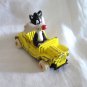 Sylvester the Cat in yellow convertible Loony Tunes Ertl Co. 1988 cm1424