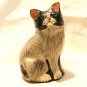 Hand painted cat figurine paper mache 4.5 inches vintage cm1429