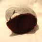 Hand painted cat figurine paper mache 4.5 inches vintage cm1429