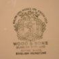 Wood & Sons gray cat plate English Ironstone perfect cm1439