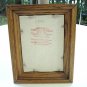 Long haired kitten with spider print V Miller oak frame Persian cm1455